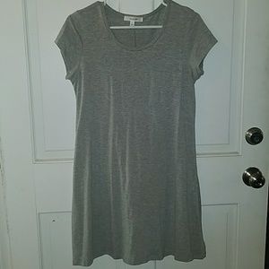 Active USA tshirt dress grey large